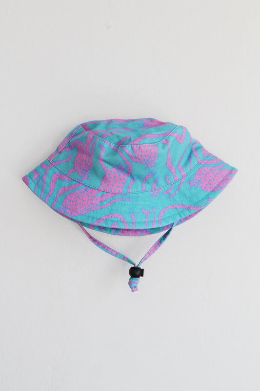 'Lazy Leopards' Kids bucket hat