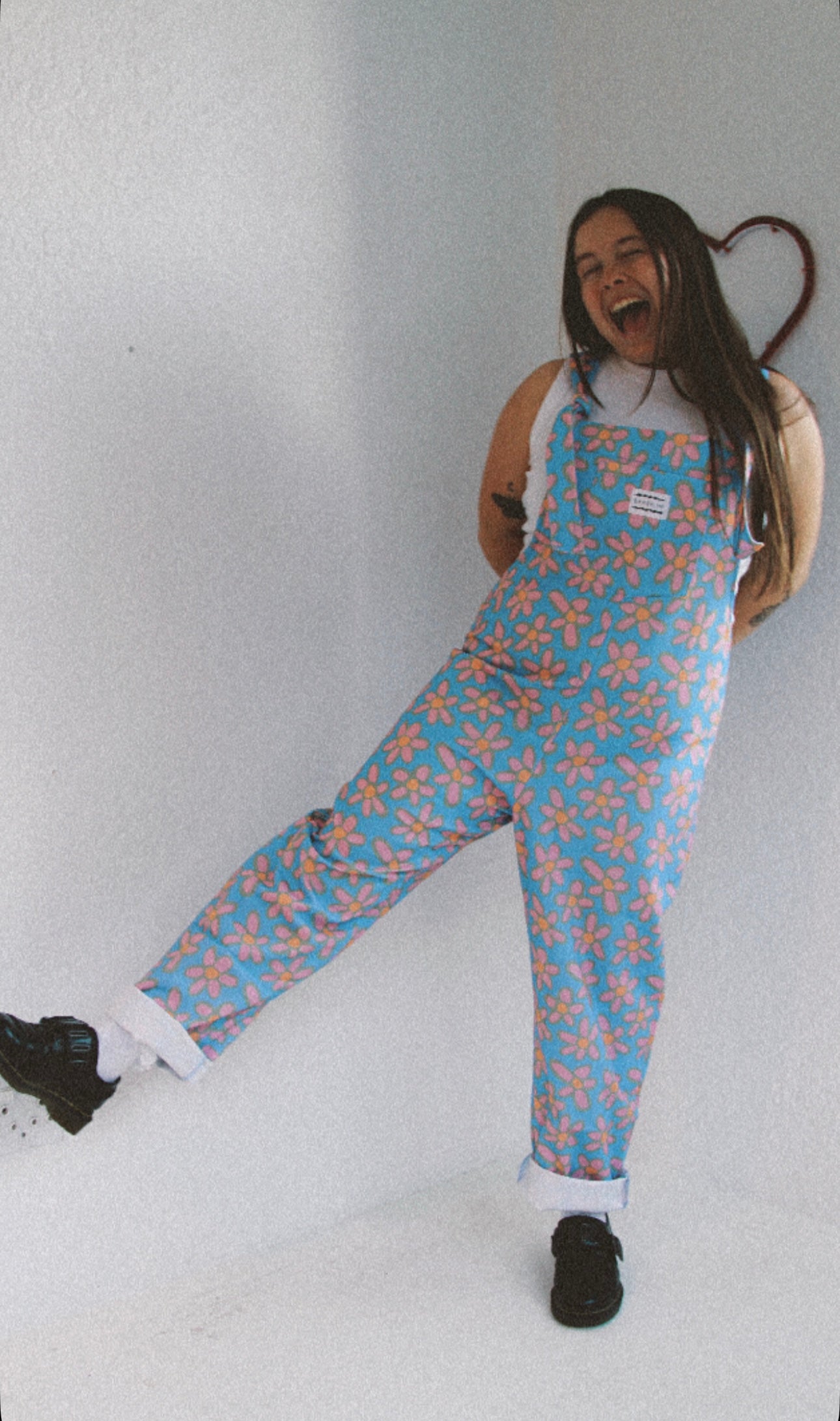 'Oopsie Daisies azul' Peto largo
