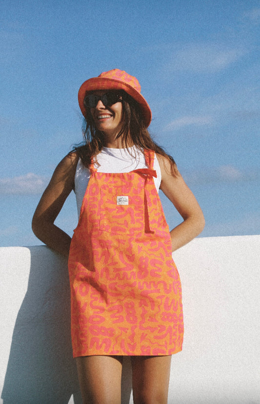 'Loopy lamps' Dress dungaree *NEW