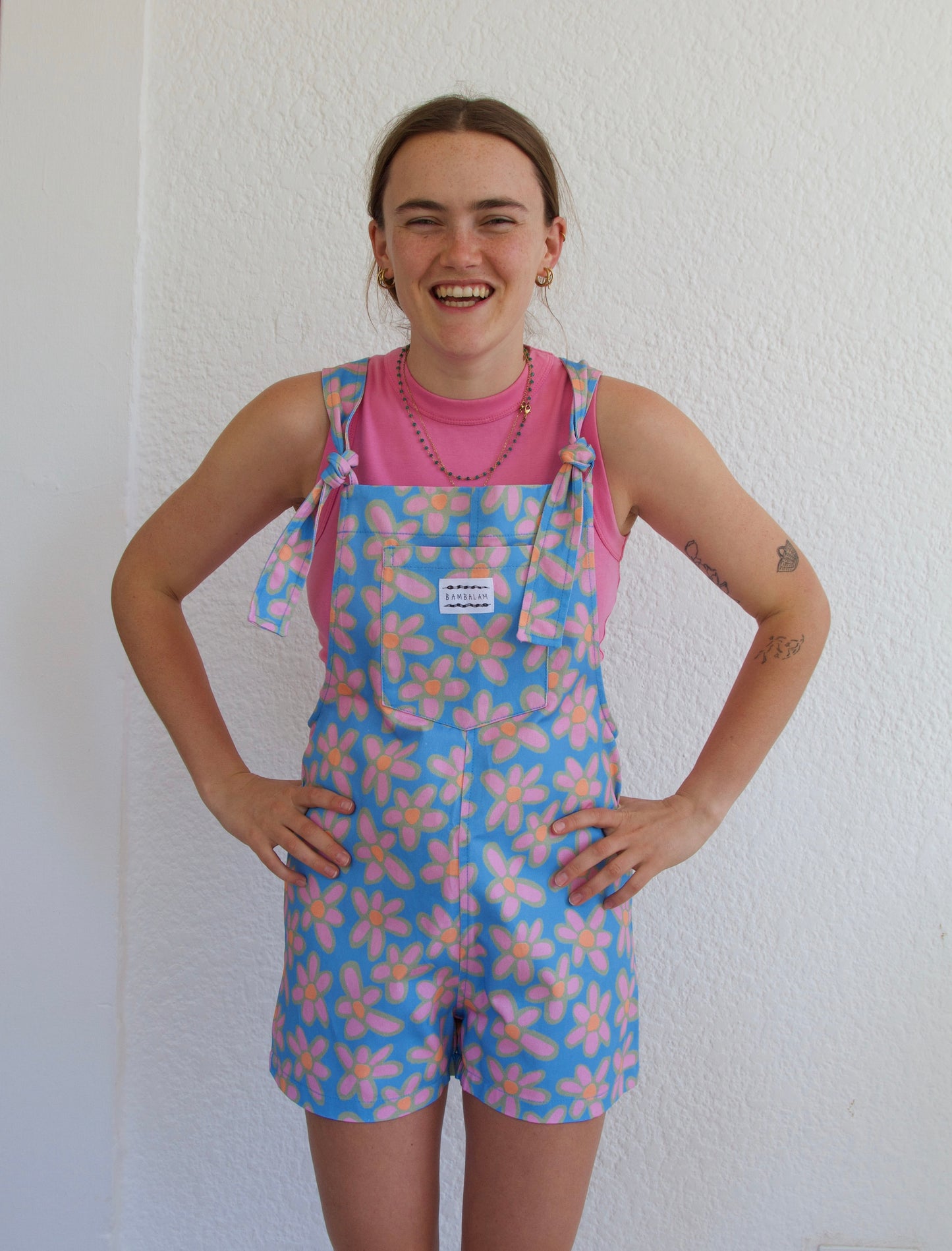 Peto corto 'Oopsie Daisies azul'