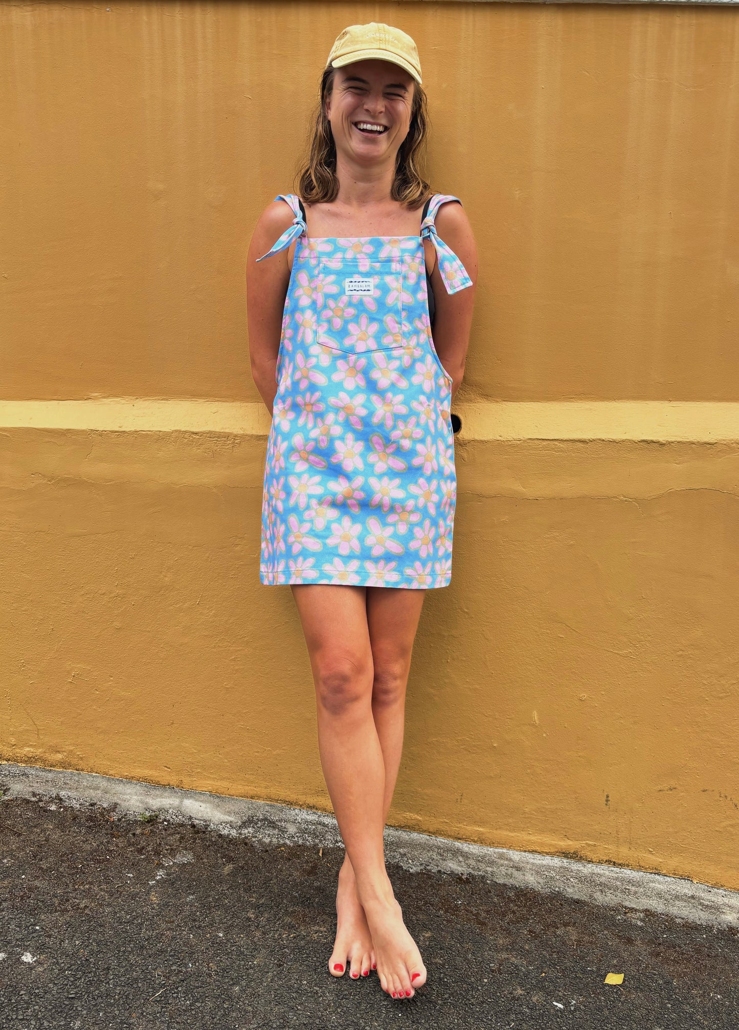 Peto de vestir 'Oopsie daisies azul'