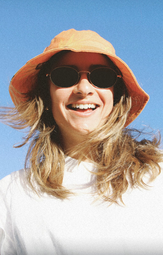 Sombrero 'girasoles naranjas'