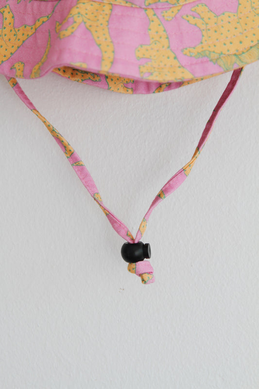 'Baby pink dinosaurs' Kids bucket hat