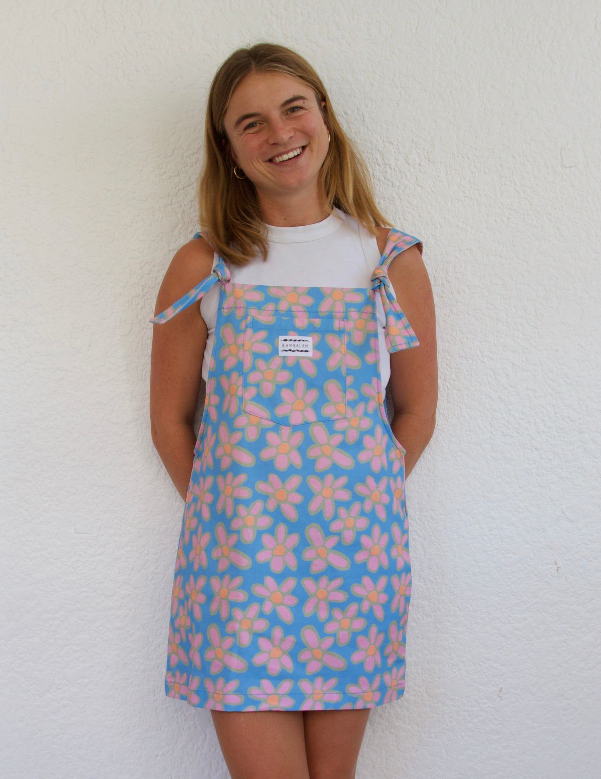 Peto de vestir 'Oopsie daisies azul'