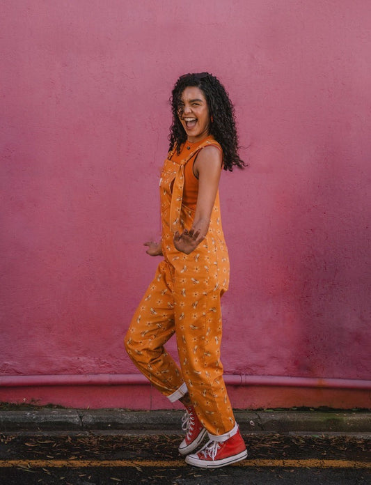 'Busy bees' Long dungaree *NEW