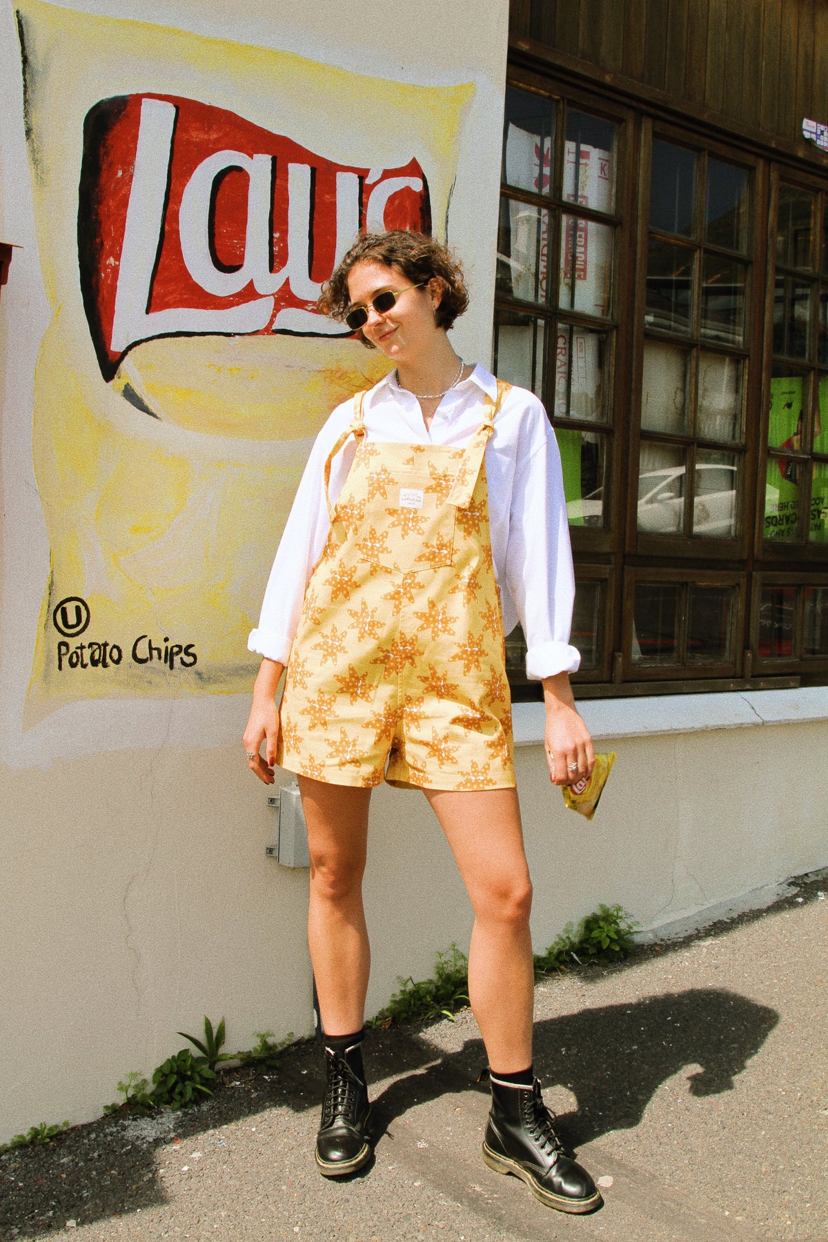 'Lucky Stars' Short Dungaree