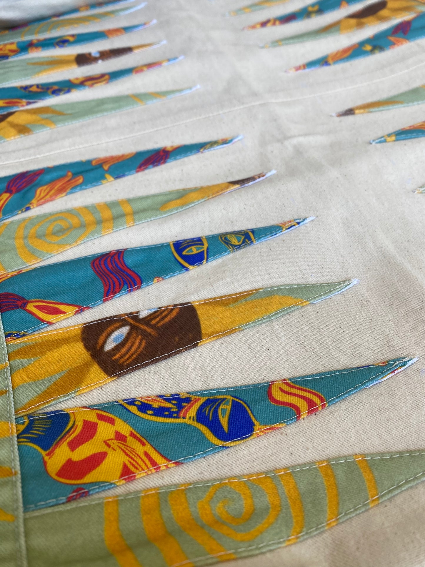 'Funky fish' x 'Sunflower' Backgammon