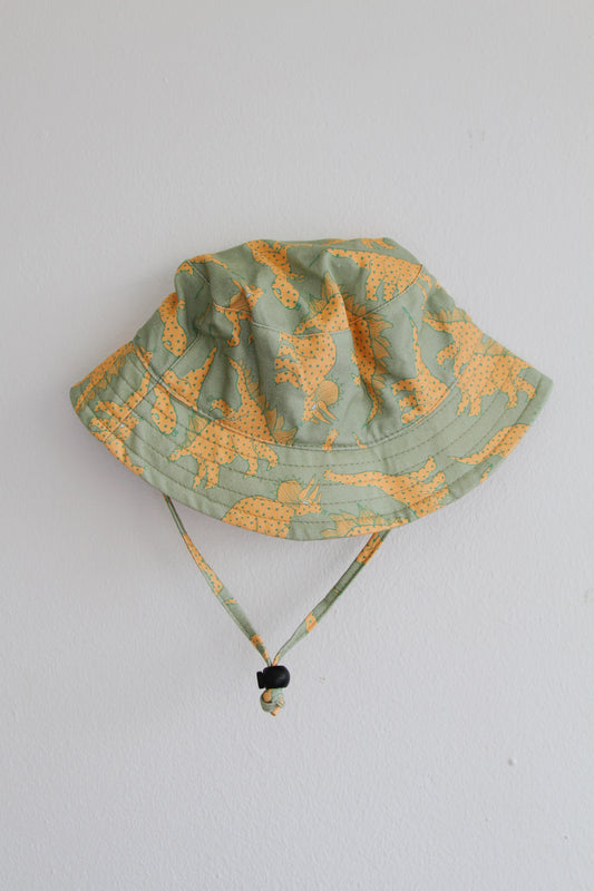 'Green dinosaurs' Kids bucket hat