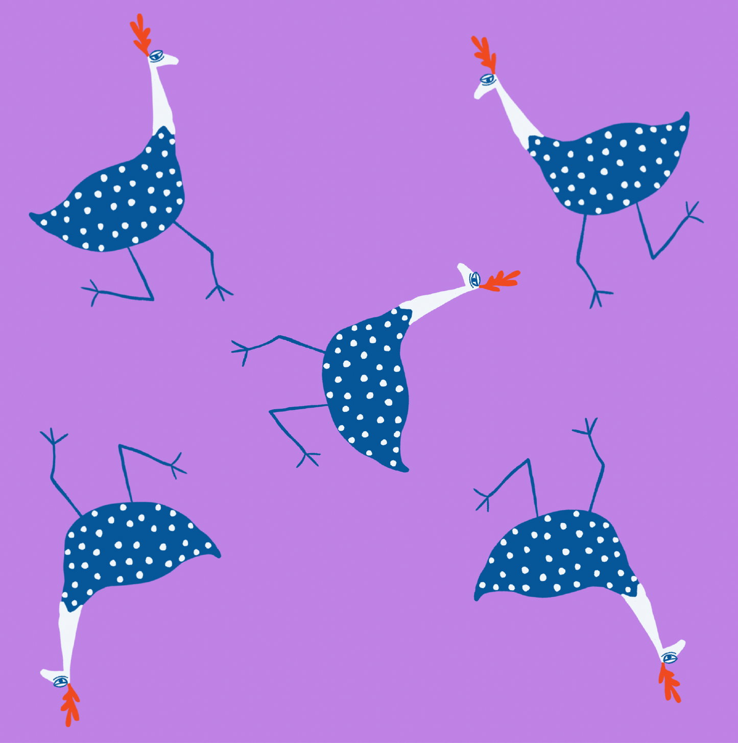 'Flirty Fowl' Dress dungaree