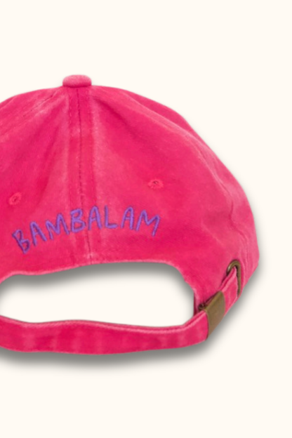 'Salty Shark' Pink Cap