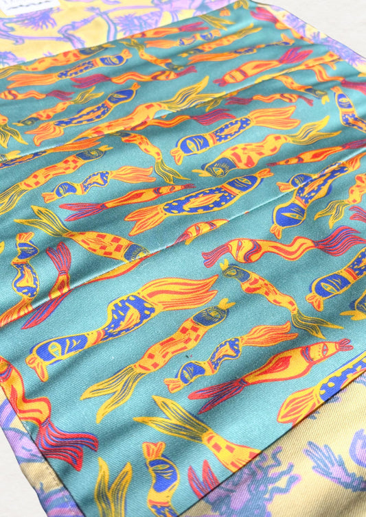 Backgammon 'Crazy Lady x Funky Fish'