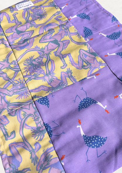 'Crazy Lady x Flirty fowls' Backgammon