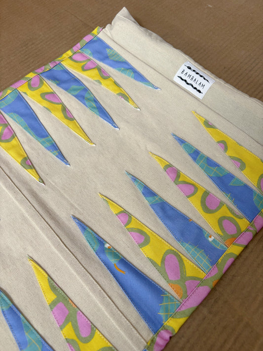 'Oopsie daisies yellow x  Shake & Snake' Backgammon