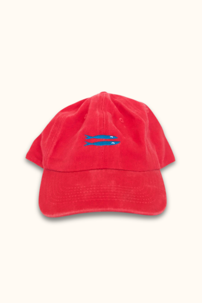 'Gone fishing' Red Cap