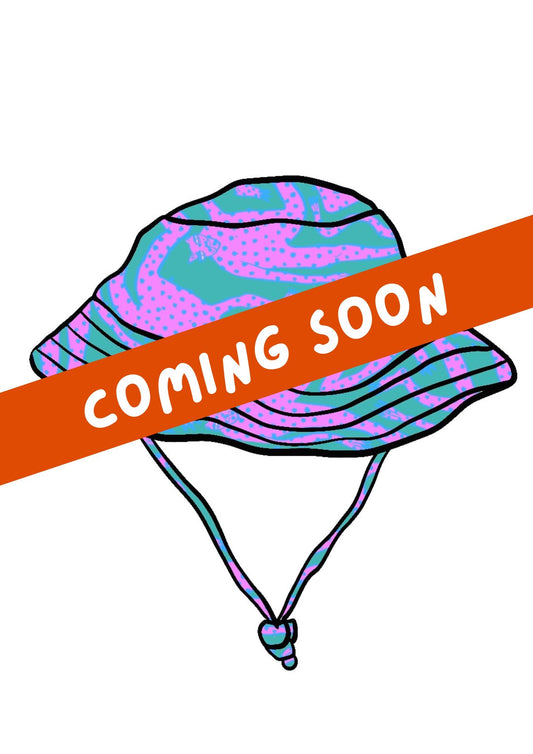 'Lazy Leopards' Kids bucket hat