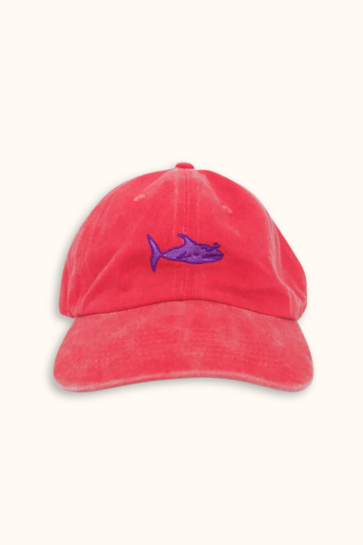 'Salty Shark' Red Cap