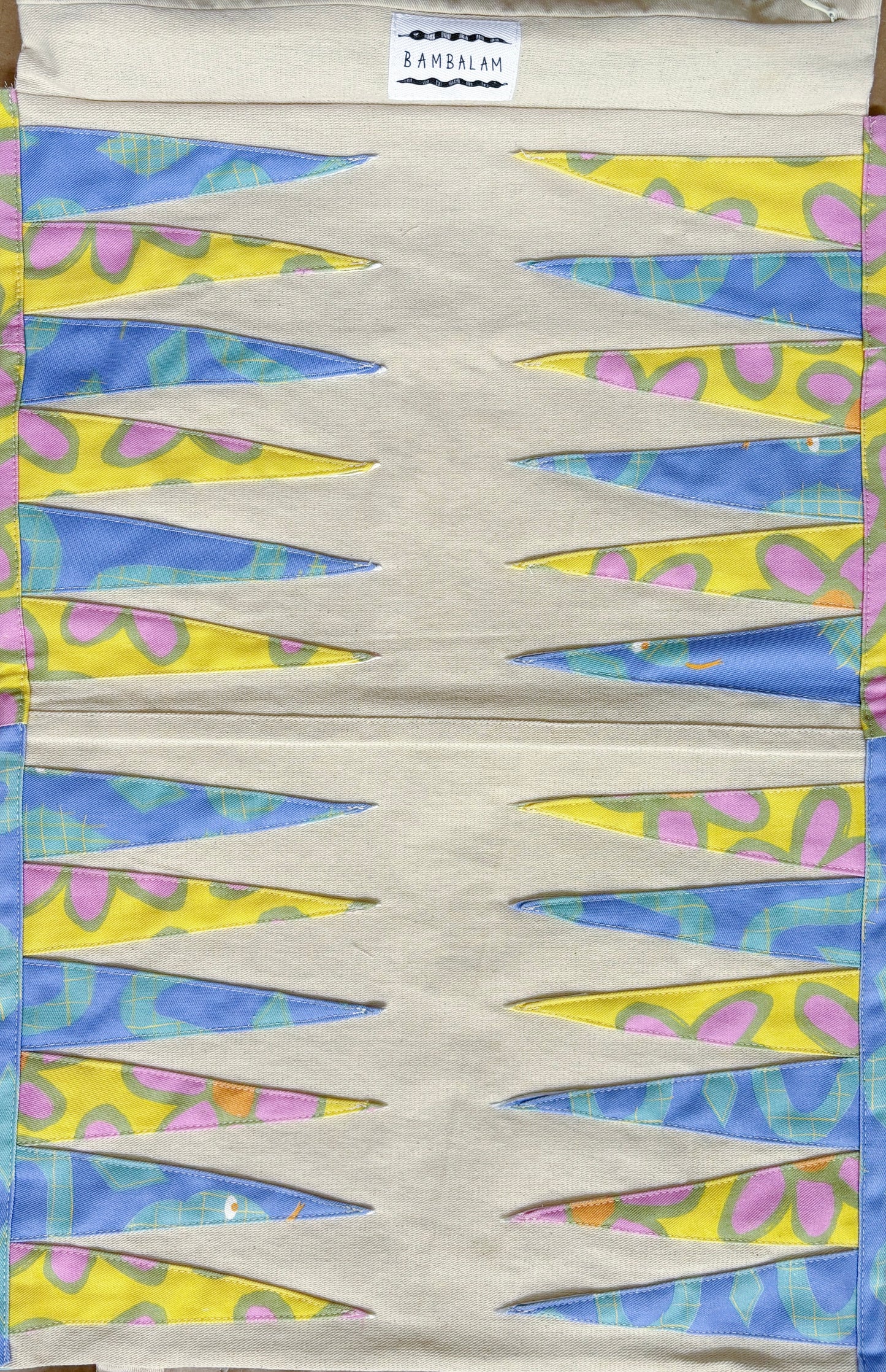 'Oopsie daisies yellow x  Shake & Snake' Backgammon