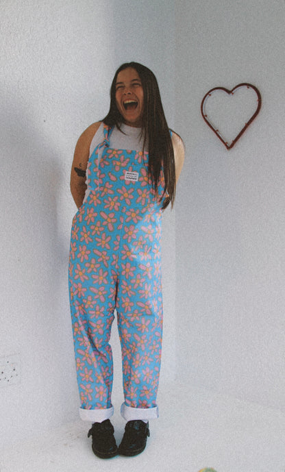 'Oopsie Daisies azul' Peto largo