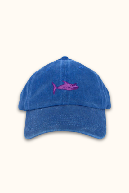 'Salty Shark' Blue Cap