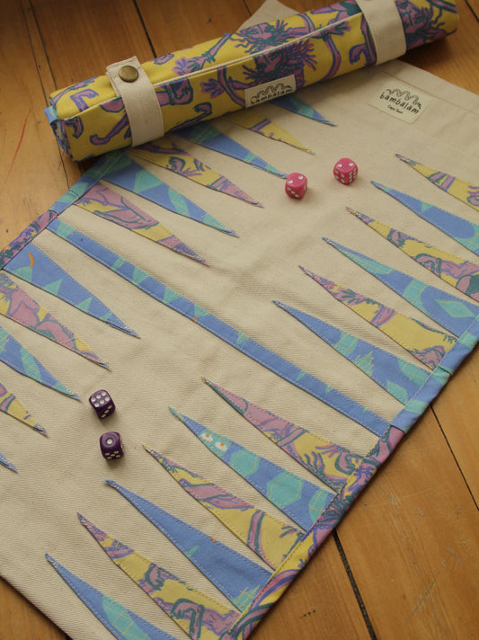 ‘Crazy lady’ x ‘Shake & snake’ backgammon