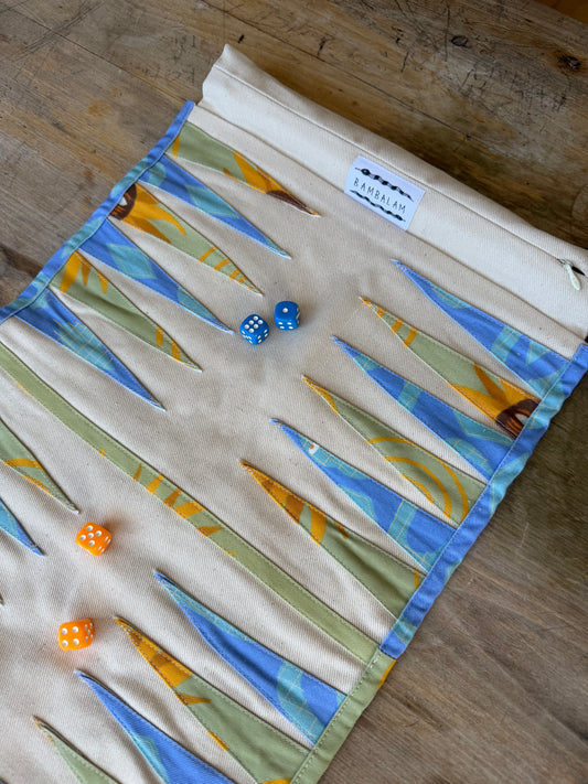 'Shake & Snake x ‘Sunflower' Backgammon