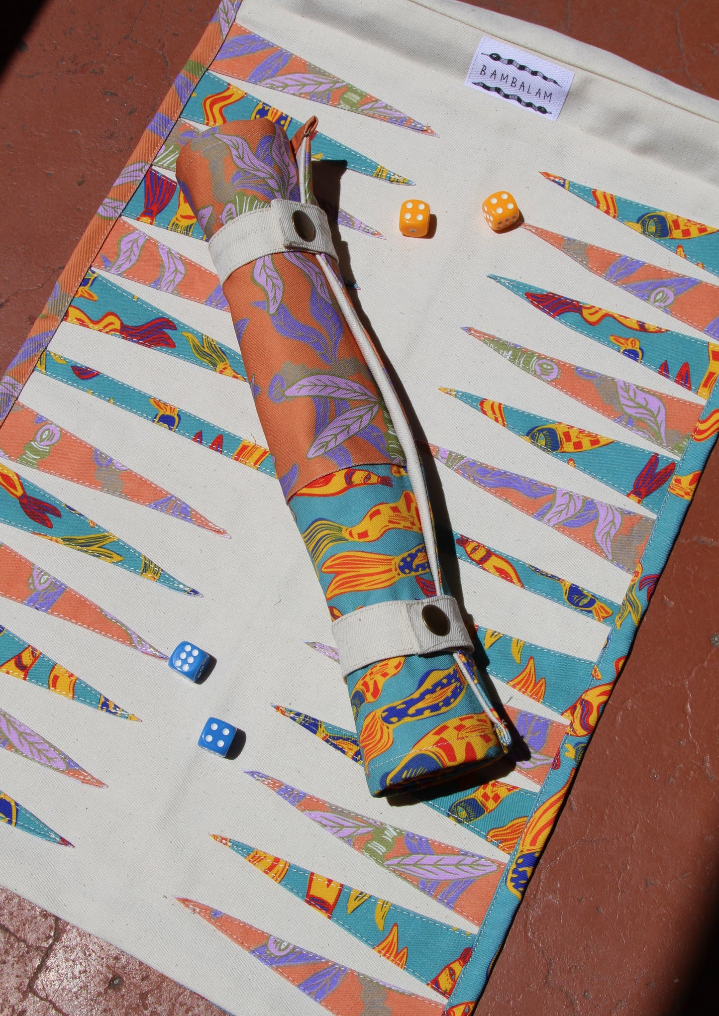 'Funky fish x Got the wiggles' Backgammon