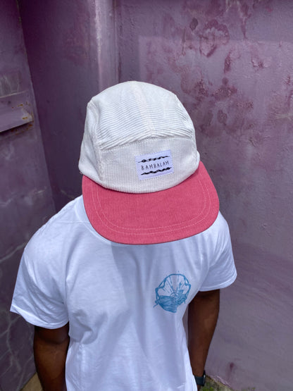 5 Panel Cap - Pink Cords