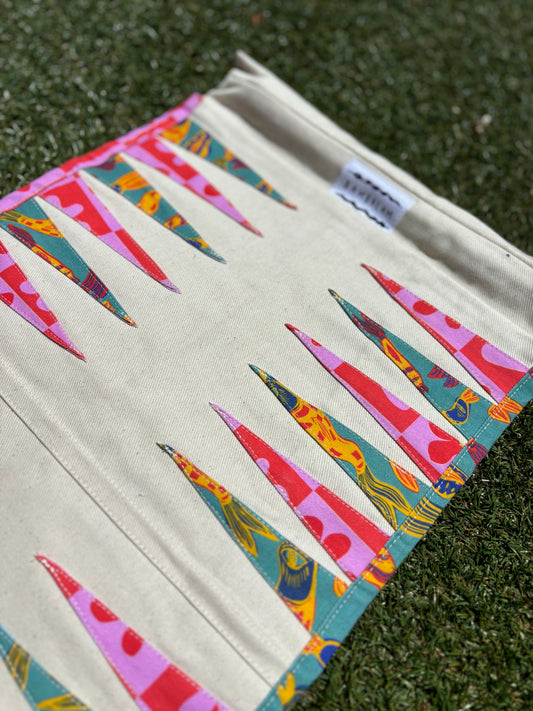 'Funky fish x Love is the honey' Backgammon
