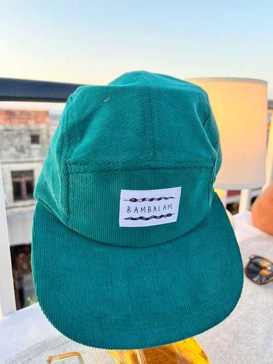 5 Panel cap - Teal cords
