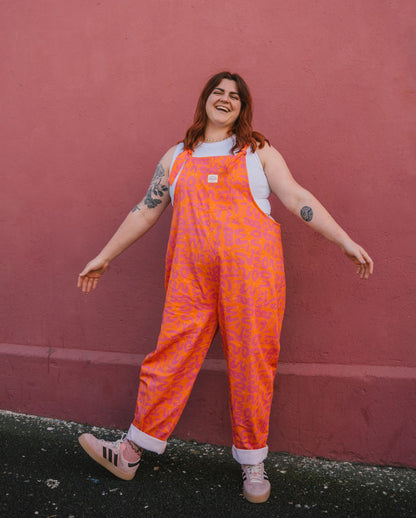 'Loopy lamps' Long dungaree *NEW
