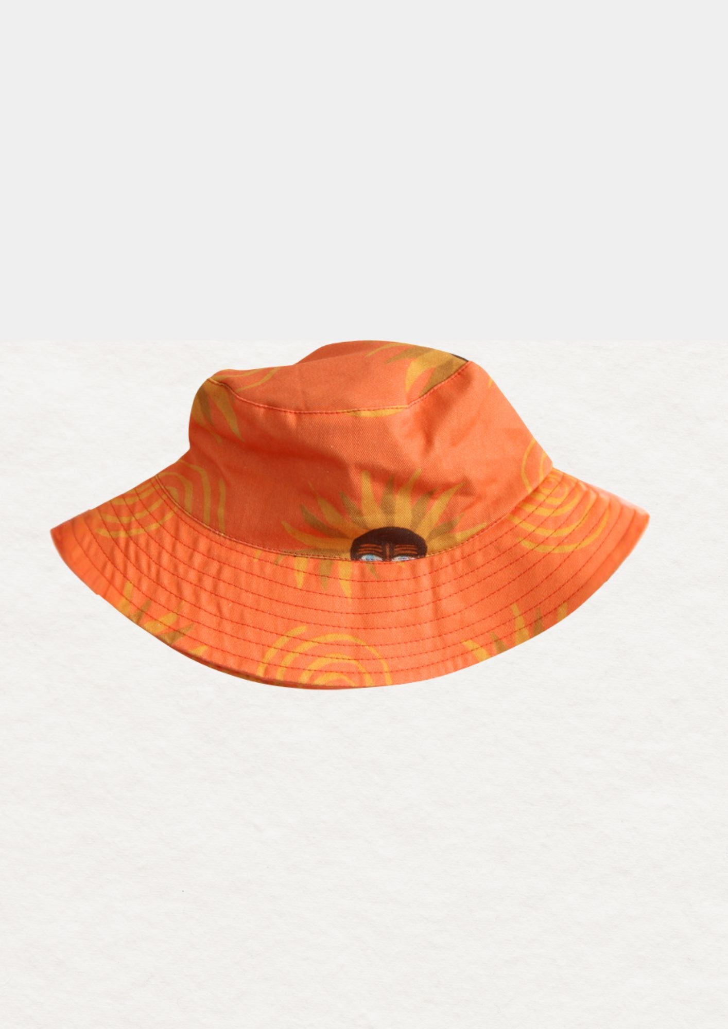 'Orange sunflowers' hat