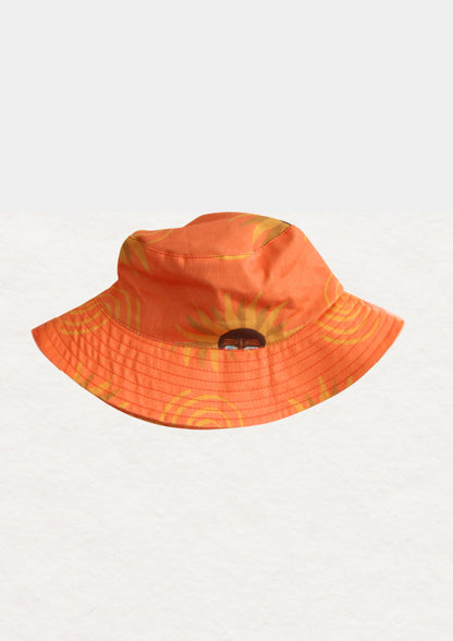 'Orange sunflowers' hat