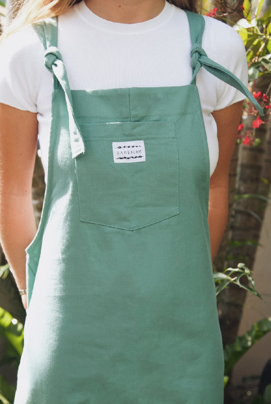 'Teal' Dress dungaree