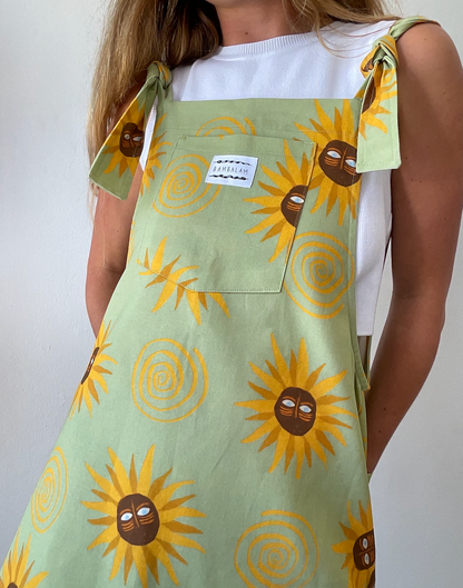 Vestido con peto 'Girasol'