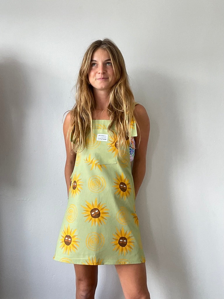Vestido con peto 'Girasol'